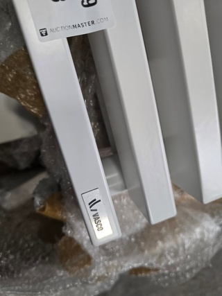 Badkamer design radiator handoek Vasco, wit